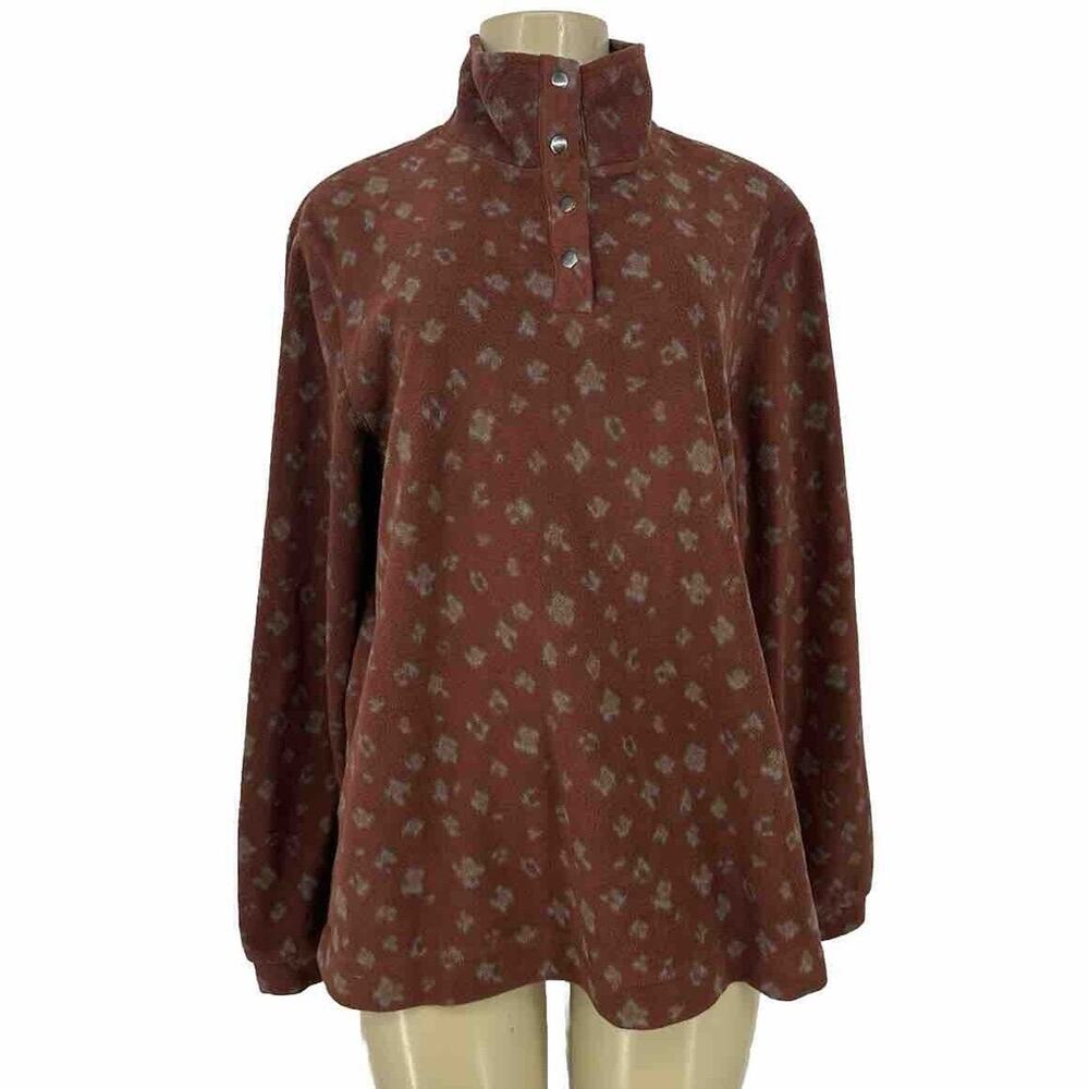 Aventura Large Women Pullover Rylan Fleece Top Sweatshirt Soft Outdoor 39-29